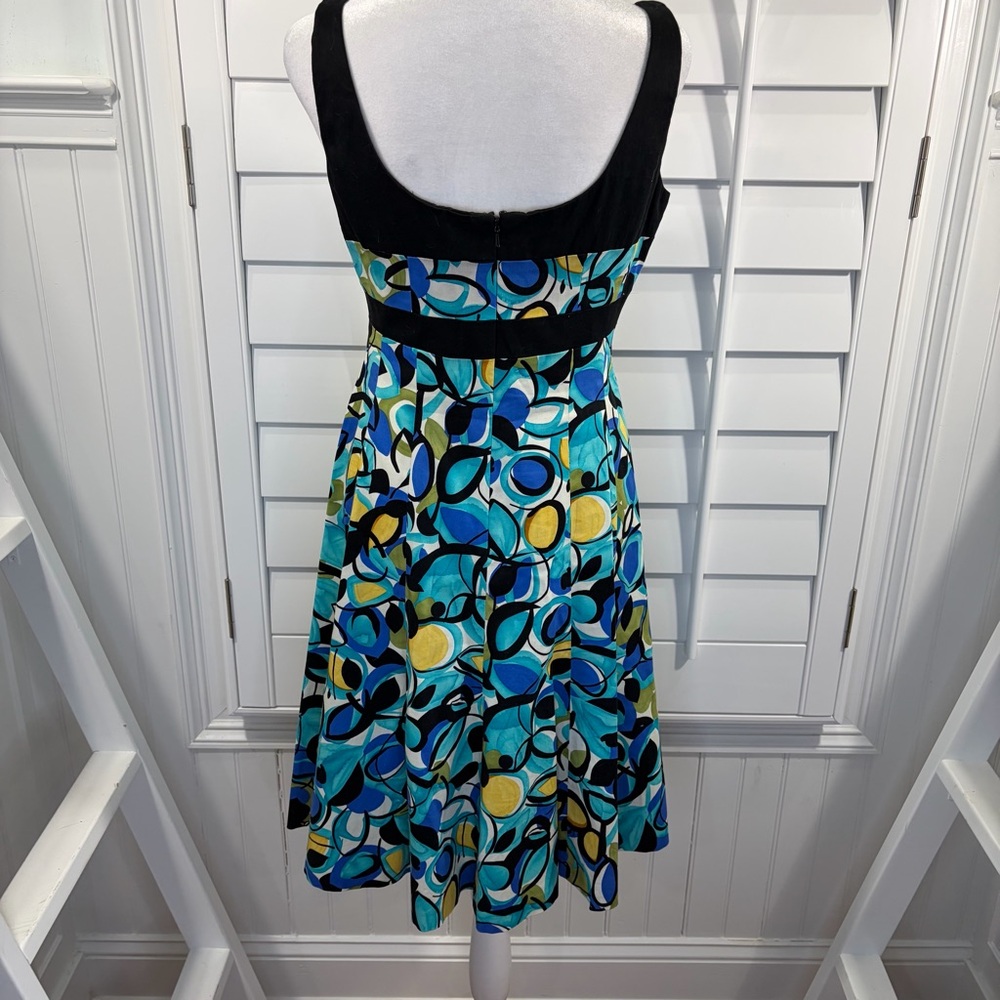 Nine West Abstract Floral Dress (6) - Picture 4 of 8